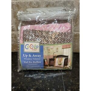 Cocalo "Up & Away" Baby Pink Elephant Hot Air Balloon Nursery Diaper Holder Hang